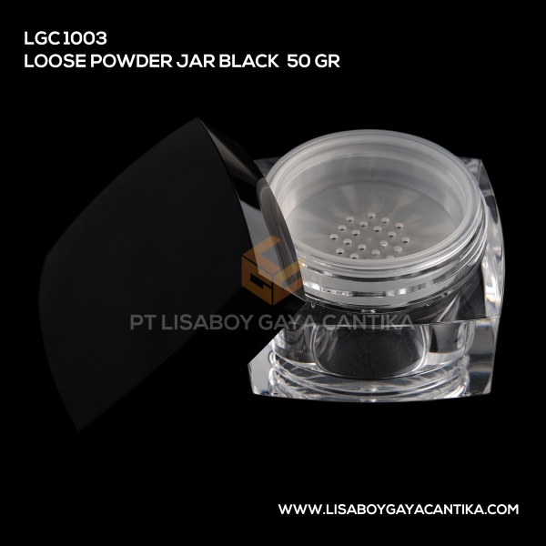 1003 Loose Powder Jar Black 50gr