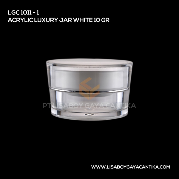 1011-2 Acrylic Luxury Jar Pearl 10 Gr