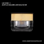 1032-1 Acrylic Square Jar Gold 10 Gr