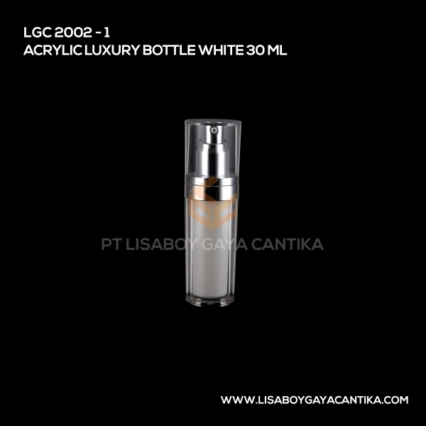 2002-1 Acrylic Luxury Bottle White 30ml