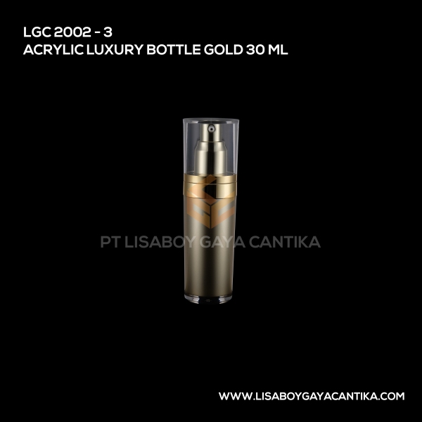 2002-3 Acrylic Luxury Bottle Gold 30ml
