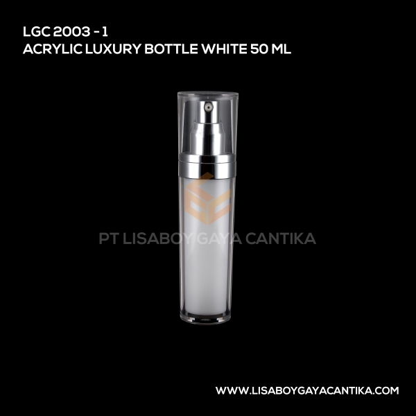 2003-1 Acrylic Luxury Bottle White 50ml