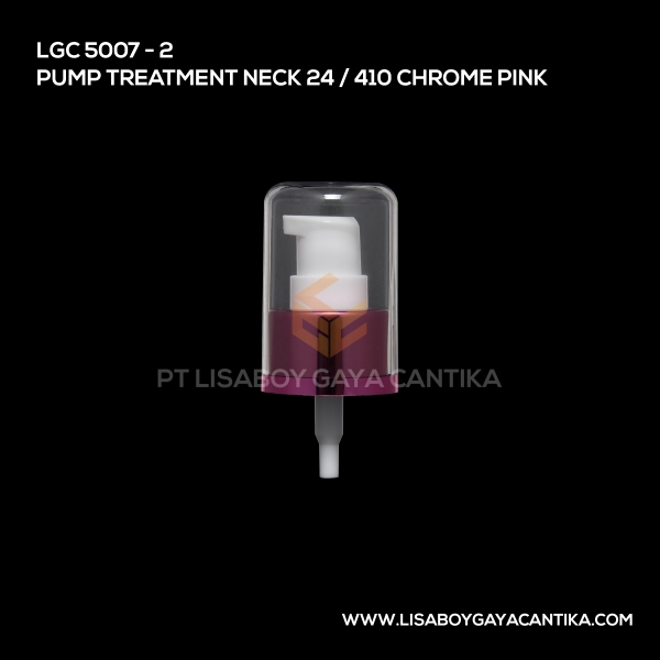 5007-2 Pump Treatment Neck 24 410 Chrome Pink