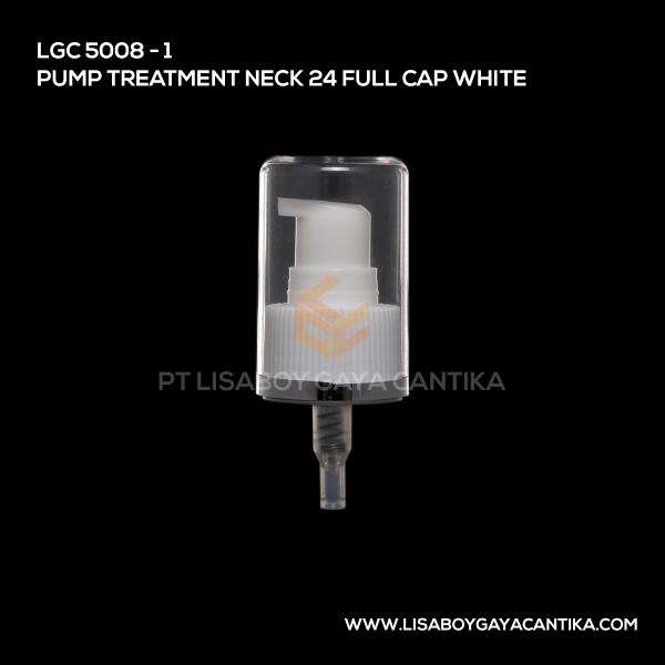5008-1 Pump Treatment Neck 24 Full Cap White