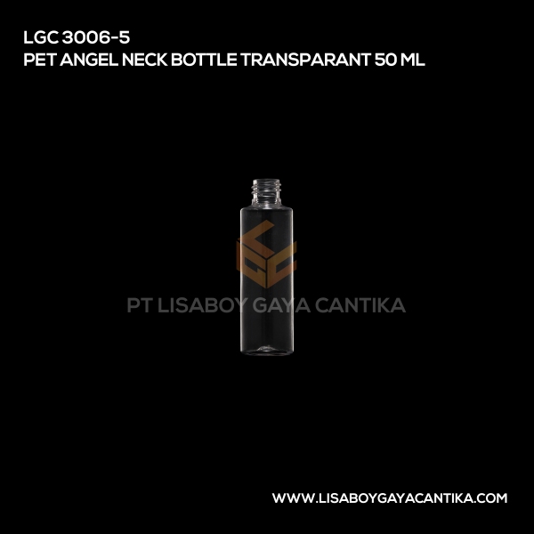 3006-5 Pet Angle Neck Bottle Transparant 50ml