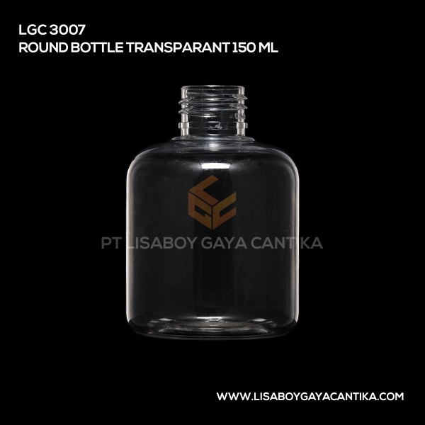 3007 Round Bottle Transparant 150ml