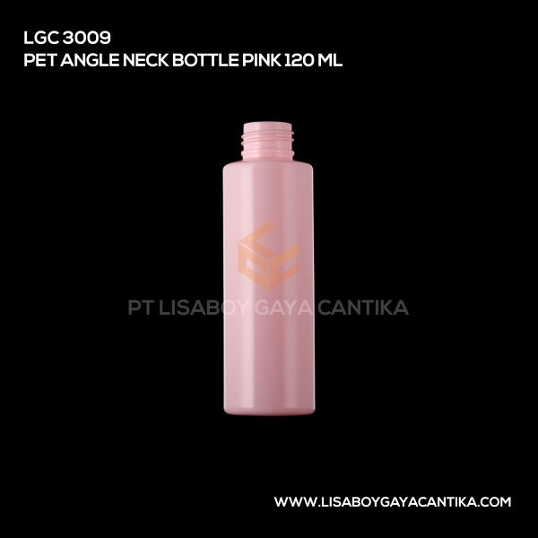 3009  Pet Angel Neck Bottle Pink 120ml