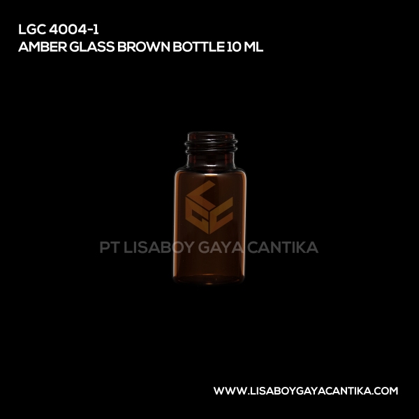 4004-1 Amber Glass Brown Bottle 10ml