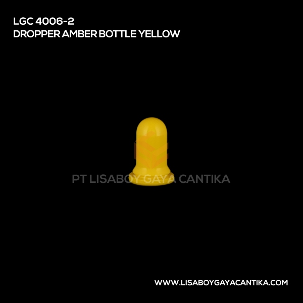 4006-2 Dropper Amber Bottle Yellow