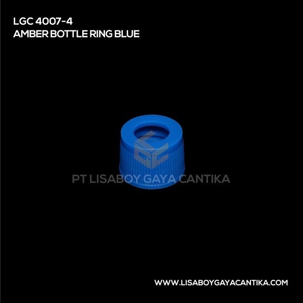 4007-4 Amber Bottle Ring Blue