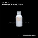 4014-1 Amber Glass White Bottle 10ml