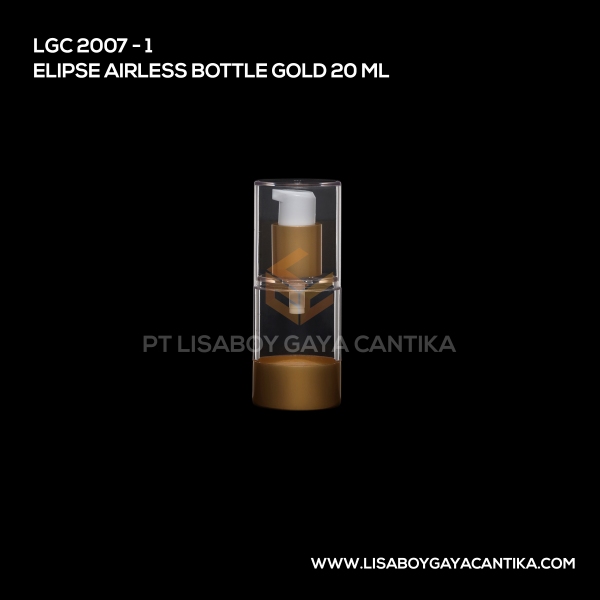 2007-1 Elipse Airless Bottle Gold 20 Ml