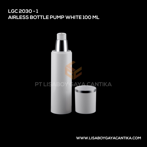 2030-1 Airless Bottle Pump White 100 Ml