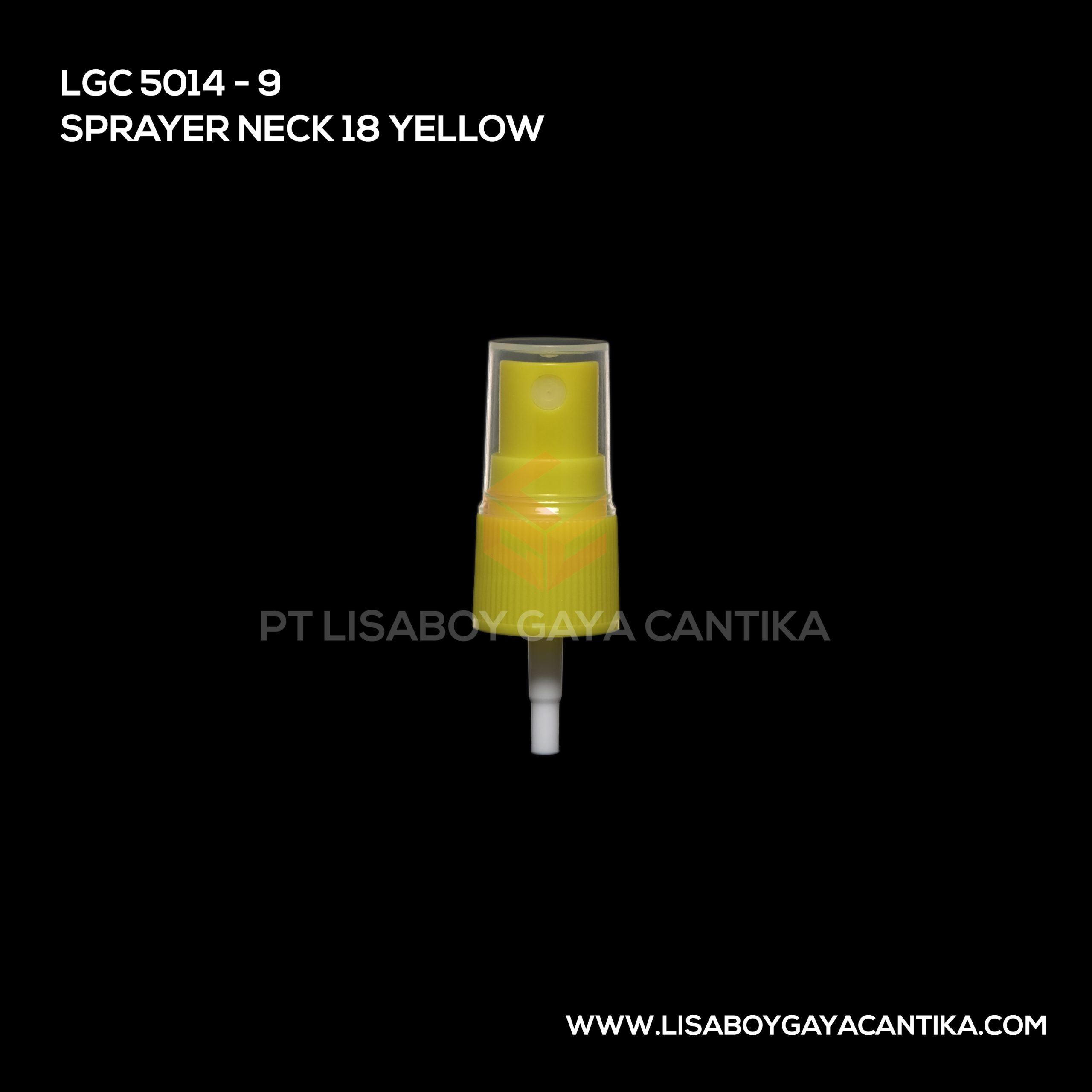 5014-9 Sprayer Neck 18 Yellow