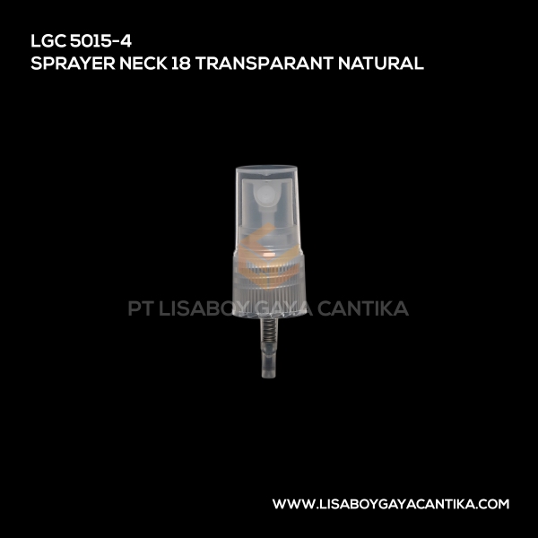 5015-4 Sprayer Neck 18 Transparant White