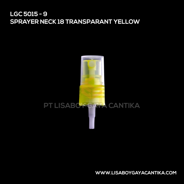 5015-9 Sprayer Neck 18 Transparant Yellow