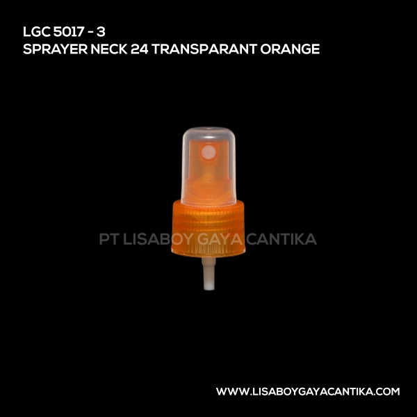 5017-3 Sprayer Neck 24 Transparant Orange