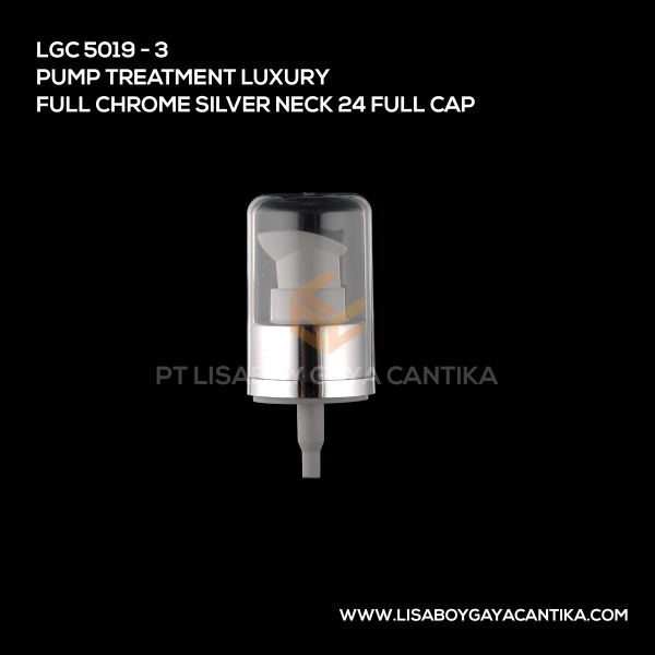 5019-3 Pump Treatment Luxury Silver Neck 24 Full Cap