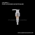 5034-1 Pump Lotion Neck 24-410 Matte Silver
