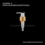 5034-2 Pump Lotion Neck 24 Matte Gold
