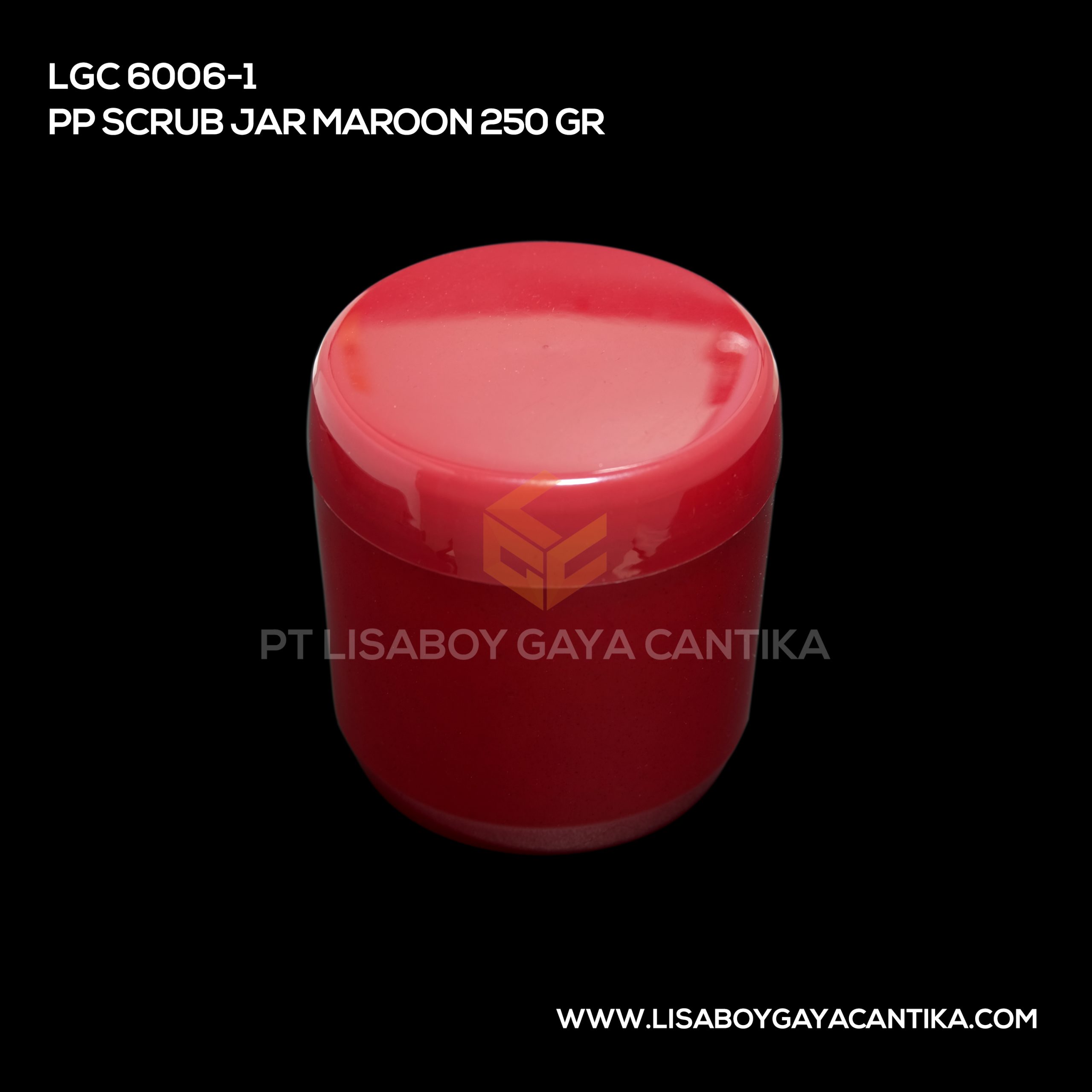 6006-1 Pp Scrub Jar Maroon 250 Gr