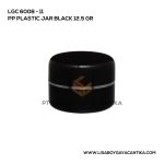6008-11 Pp Plastic Jar Green Black 12.5 Gr