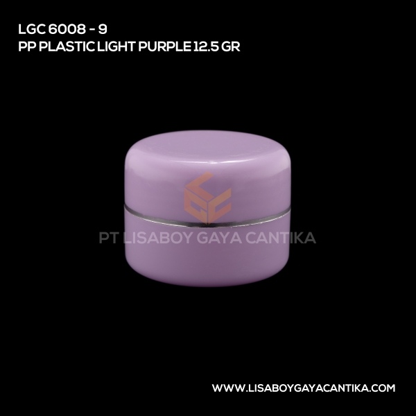 6008-9 Pp Plastic Jar Light Purple 12.5 Gr