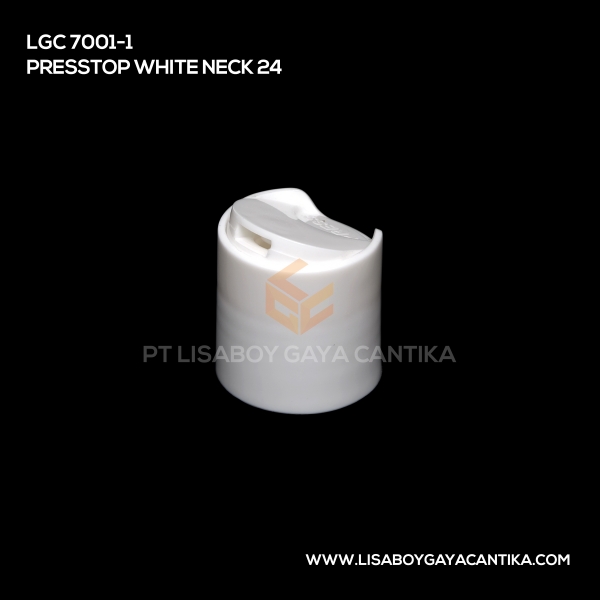 7001-1 Presstop White Neck 24