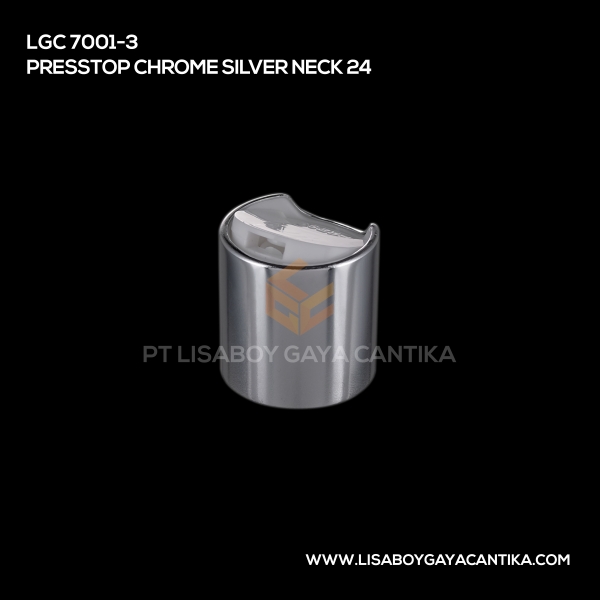7001-3 Presstop Chrome Silver Neck 24