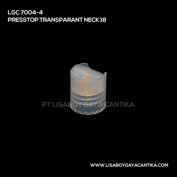 7004-4 Presstop 18 Transparant