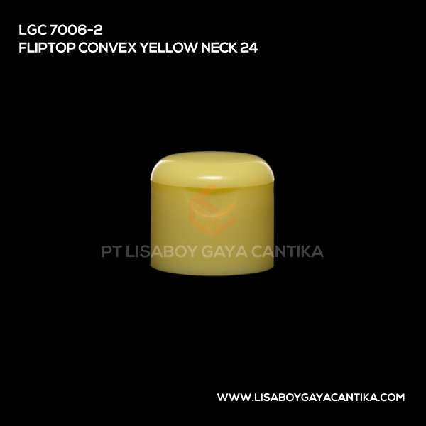 7006-2 Fliptop Convex Yellow Neck 24