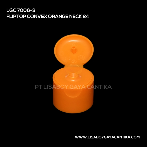 7006-3 Fliptop Convex Orange Neck 24