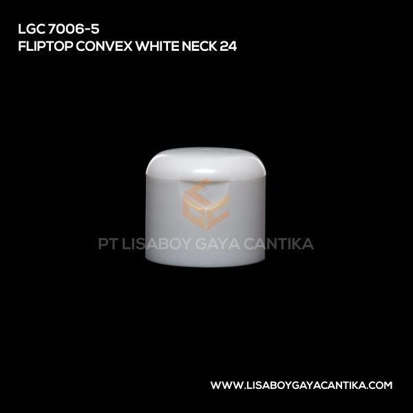7006-5 Fliptop Convex White Neck 24